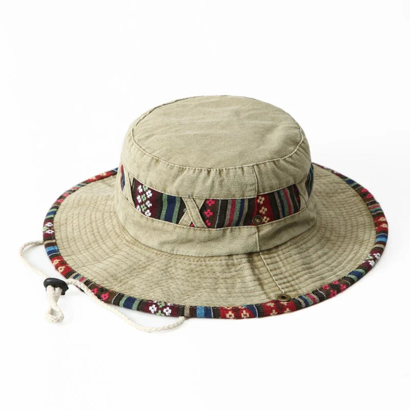 2026 Fashion Summer Bucket Hat Outdoor Camping Cap Hiking Fishing Hats Fishing Accessories Bike Accessories Cowboy Hats Sun Caps