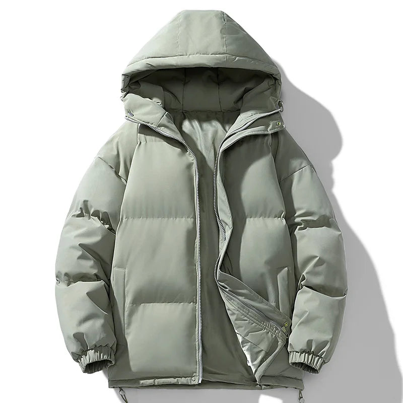 Winter Jacket Mens Streetwear Hip Hop Parka Korean Black Clothes Puffer Jackets Men Hooded Thick Warm Colorful Bubble Coat men