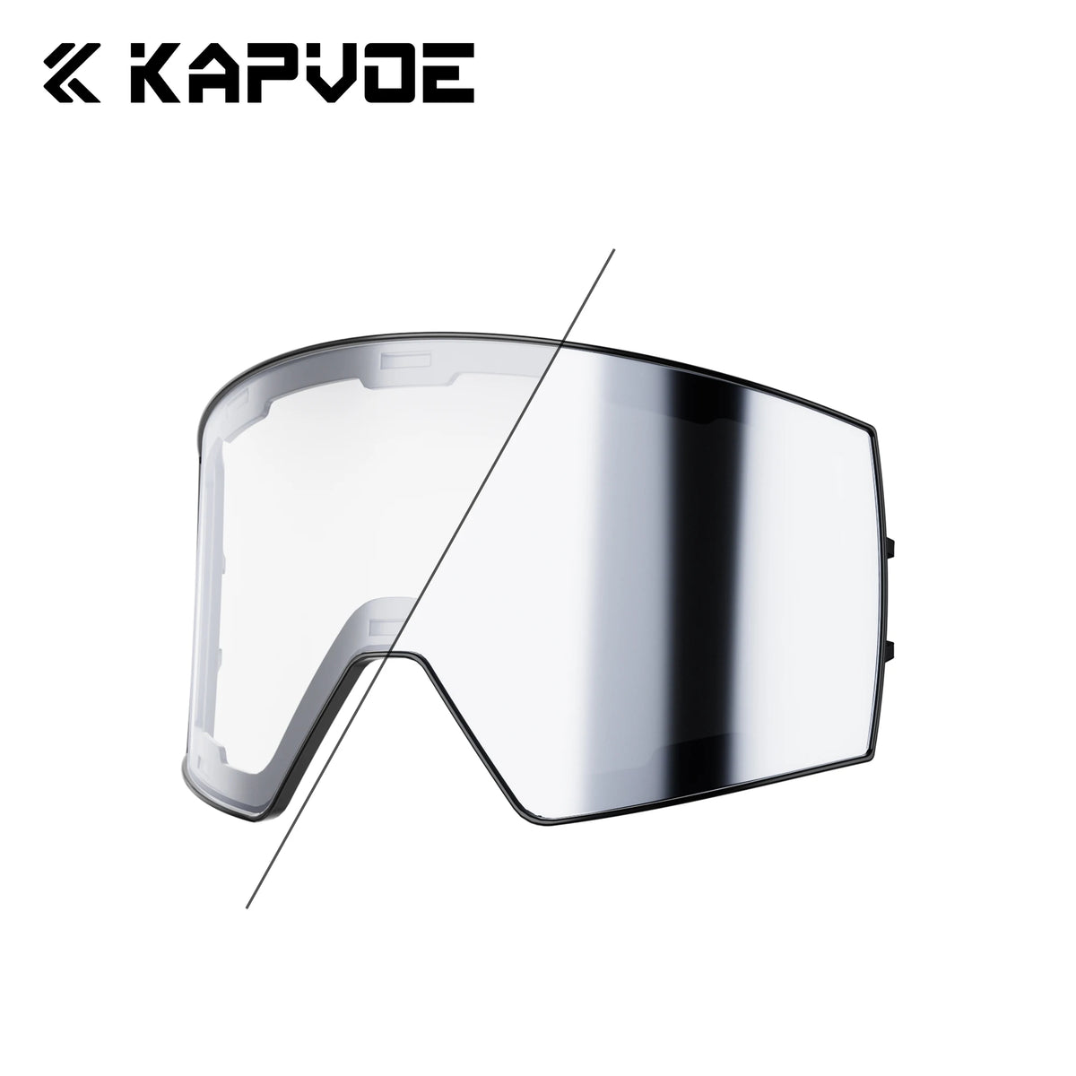 Kapvoe K721 Replacement Lenses Snow Goggles Full Red Blue Green Lens Photochromic Winter Sports Eyewear frame Magnetic Lenses