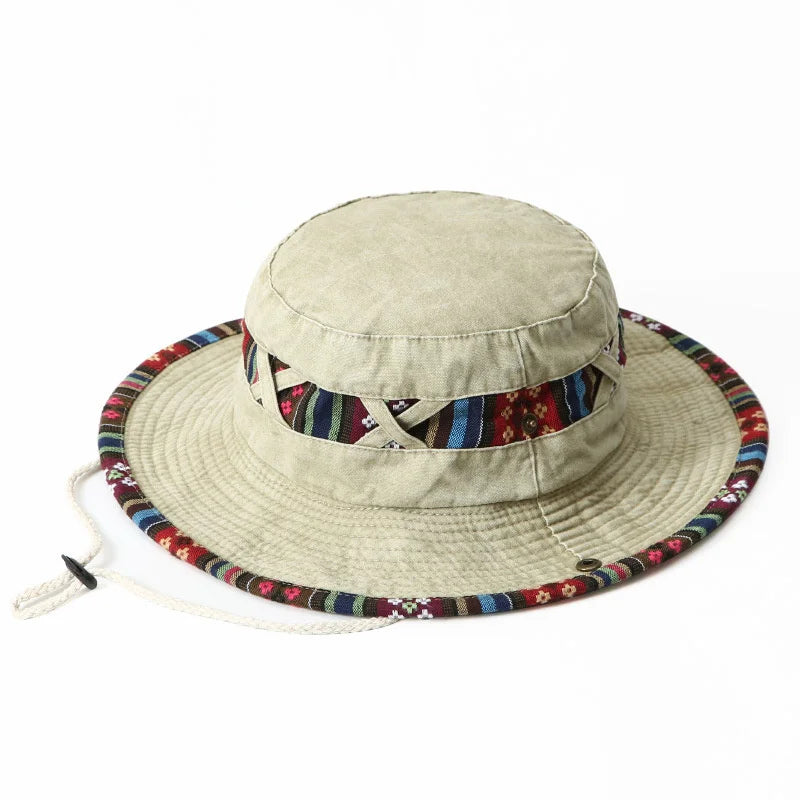 2026 Fashion Summer Bucket Hat Outdoor Camping Cap Hiking Fishing Hats Fishing Accessories Bike Accessories Cowboy Hats Sun Caps