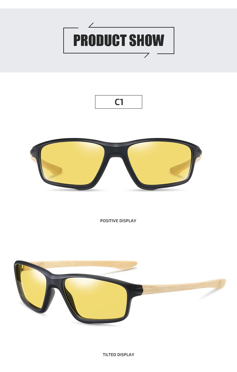 G M Ski Goggles Mountain Ski Goggles Snowmobile Winter Sports Goggles Snow Glasses Bicycle Bamboo Wooden Sunglasses A6001