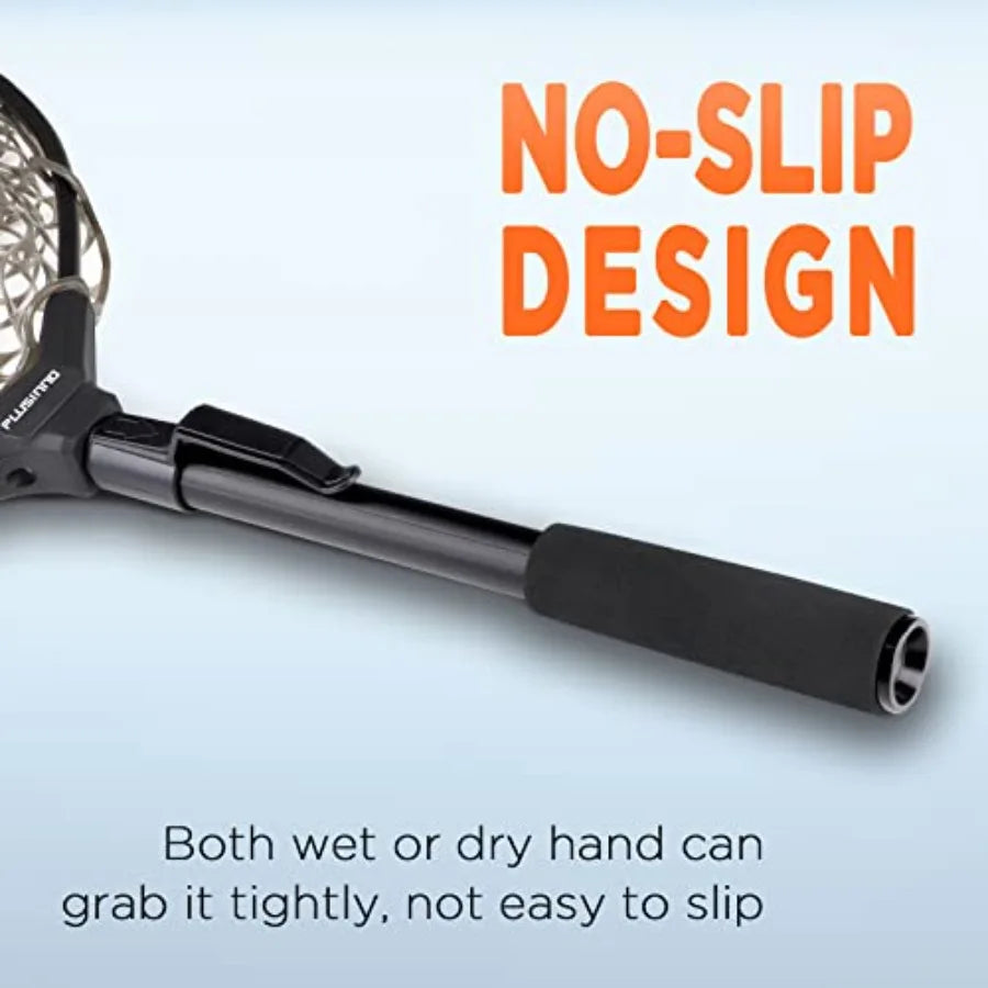 Fly Fishing Net, Bass Trout Landing Net, Folding Fishing Nets Fresh Water, Safe Fish Catching or Releasing