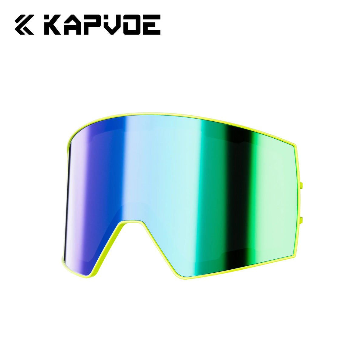 Kapvoe K721 Replacement Lenses Snow Goggles Full Red Blue Green Lens Photochromic Winter Sports Eyewear frame Magnetic Lenses