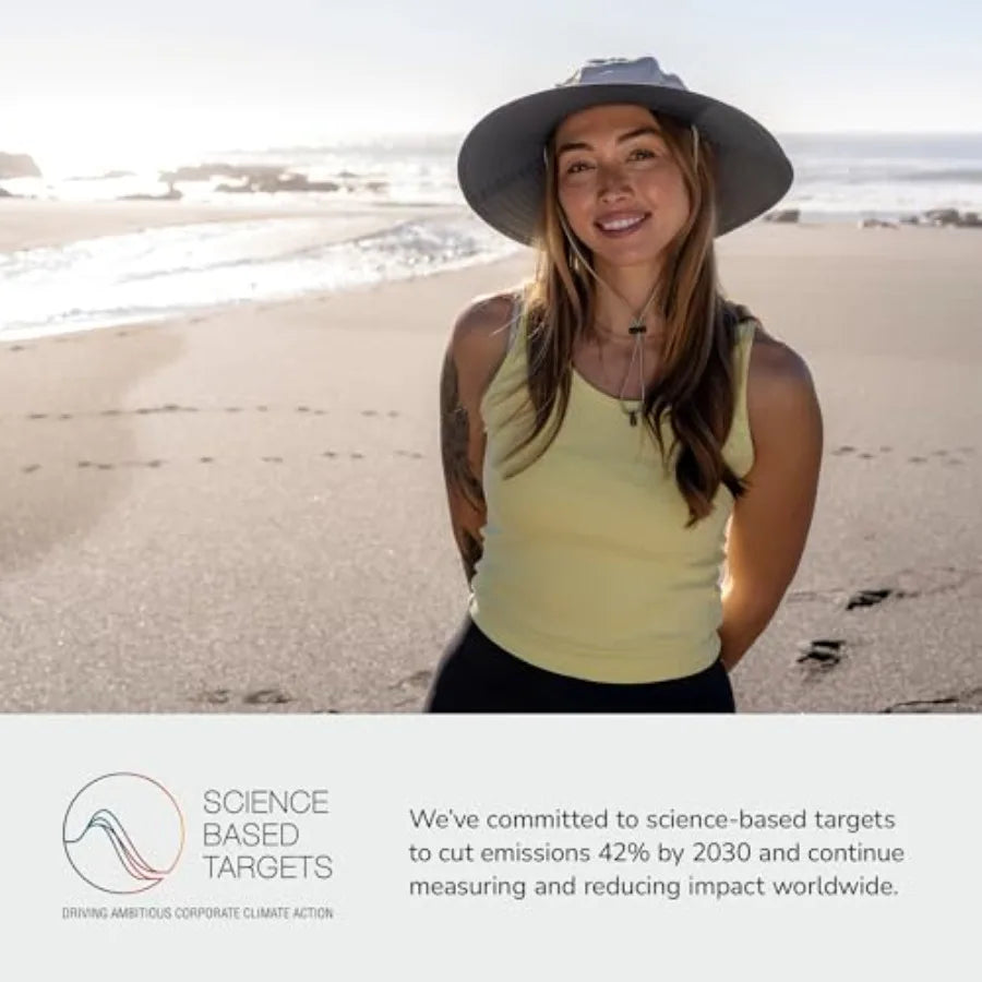 Outdoor sun protection hat for adults, lightweight nylon fabric, navy blue, UPF 50+ UV protection and adjustable fit
