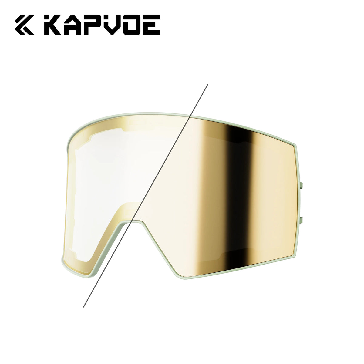 Kapvoe K721 Replacement Lenses Snow Goggles Full Red Blue Green Lens Photochromic Winter Sports Eyewear frame Magnetic Lenses