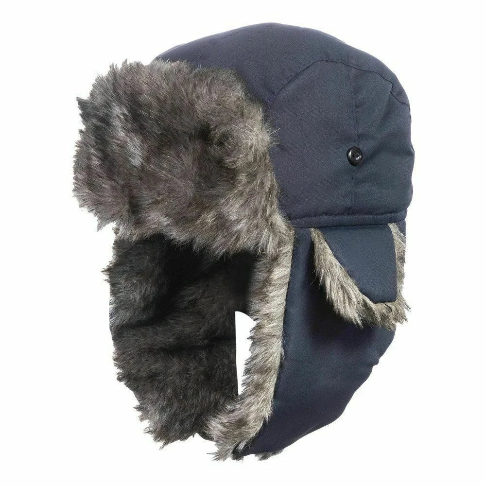 Winter Mens Ushanka Trapper Hat Russian Trooper Ear Flap Cap Earflap