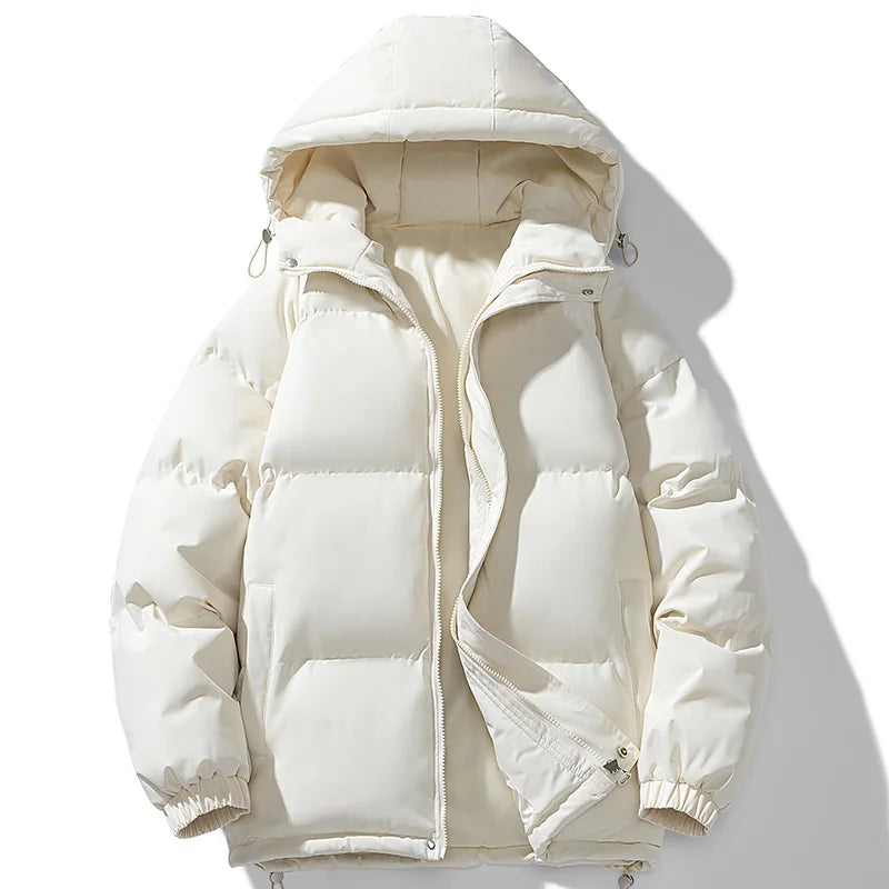 Winter Jacket Mens Streetwear Hip Hop Parka Korean Black Clothes Puffer Jackets Men Hooded Thick Warm Colorful Bubble Coat men