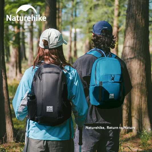 Naturehike 18L Portable Foldable Backpack Lightweight Shoulder Bags Camping Travel Backpack Men Women Outdoor Hiking Backpack