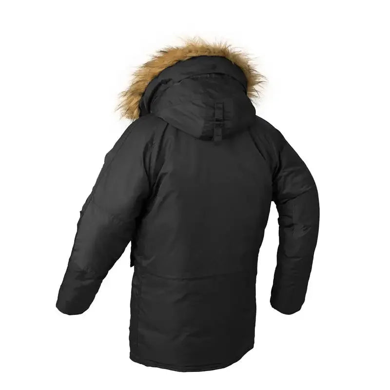 N3B Military Jacket Plus Size Fur Hood Long Waterproof Pilot Windproof Air Force Winter Parka Thick Men Outwear Coat USA Size