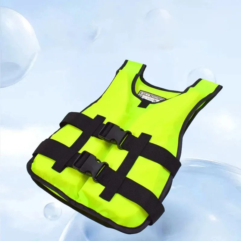 Adjustable Life Jacket for Adults Multi-color Buoyancy Vest for Fishing Boating Swimming Water Sports
