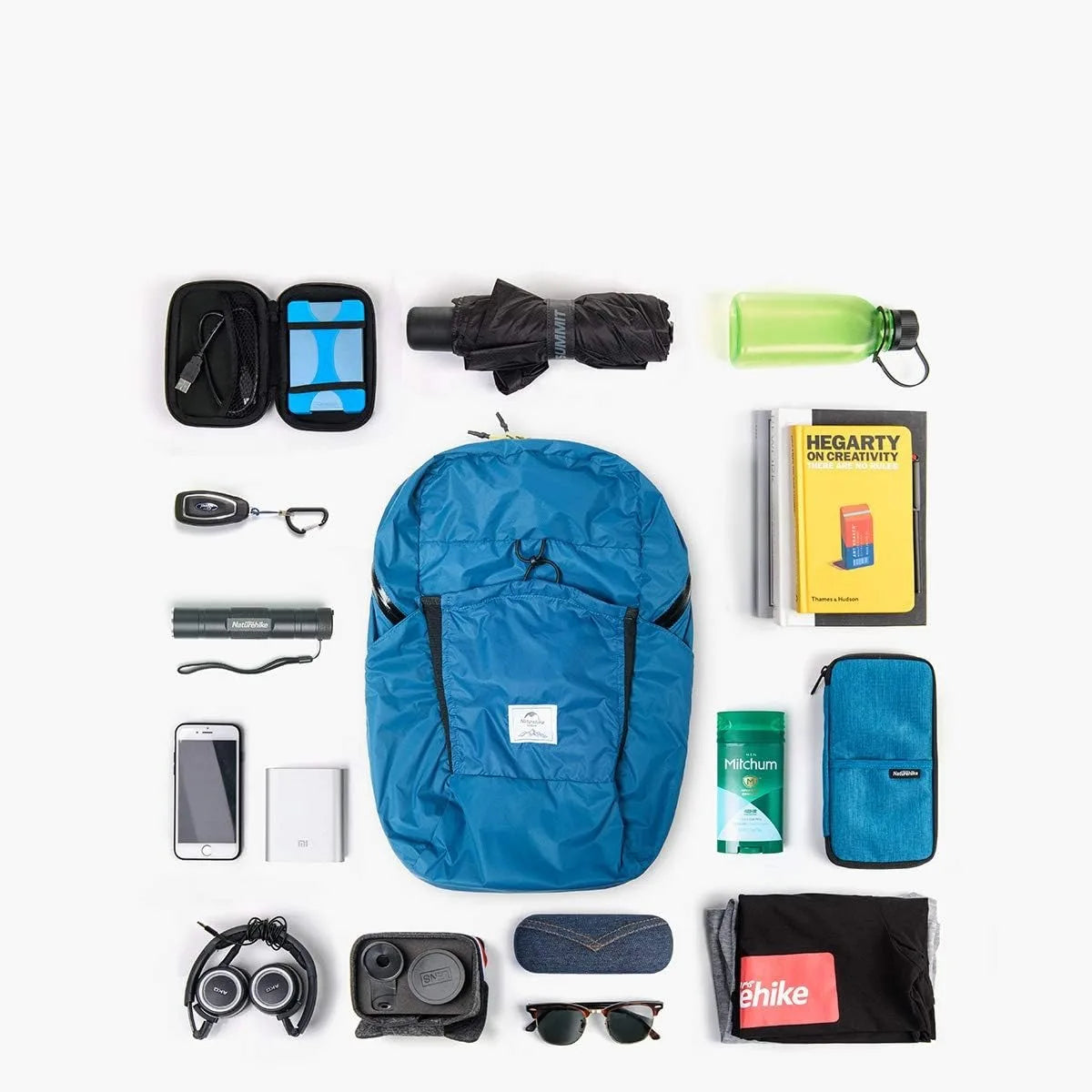 Naturehike 18L Portable Foldable Backpack Lightweight Shoulder Bags Camping Travel Backpack Men Women Outdoor Hiking Backpack