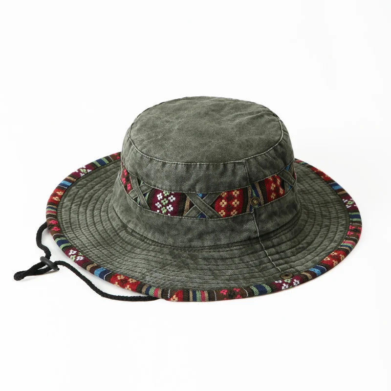 2026 Fashion Summer Bucket Hat Outdoor Camping Cap Hiking Fishing Hats Fishing Accessories Bike Accessories Cowboy Hats Sun Caps
