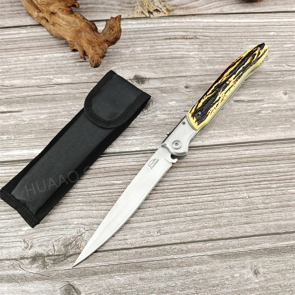 Best-selling Folding Knife in Russia 420 Stainless Steel Blade, 3 Styles Available. Compact Outdoor Pocket Knife for EDC, Camping, Hiking, Mountaineering, Fishing, and Cutting—the Perfect Tool for Any Adventure.