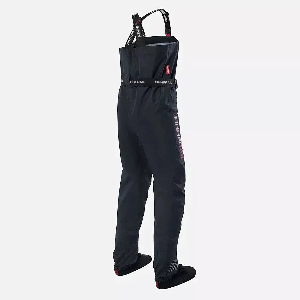 Waders Waterproof Full Body Waders with Neoprene Foot Sturdy Soles for SUP Paddling Whitewater Kayaking Water Sports