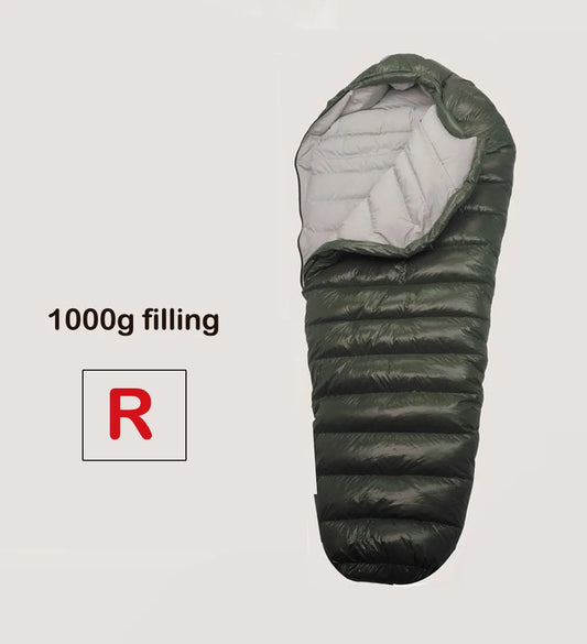 Kamperbox Cold Temperature Winter Sleeping Bag Down Sleeping Bag Winter Camping Sleeping Bag Double