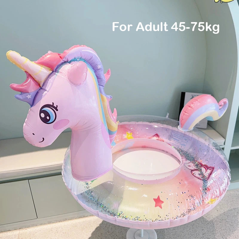 Swimming Ring Adult Water Play Tube Inflatable Swimming Seat Swimming Circle Pool Float Beach Party
