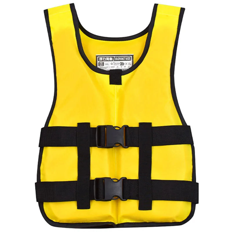 Adjustable Life Jacket for Adults Multi-color Buoyancy Vest for Fishing Boating Swimming Water Sports