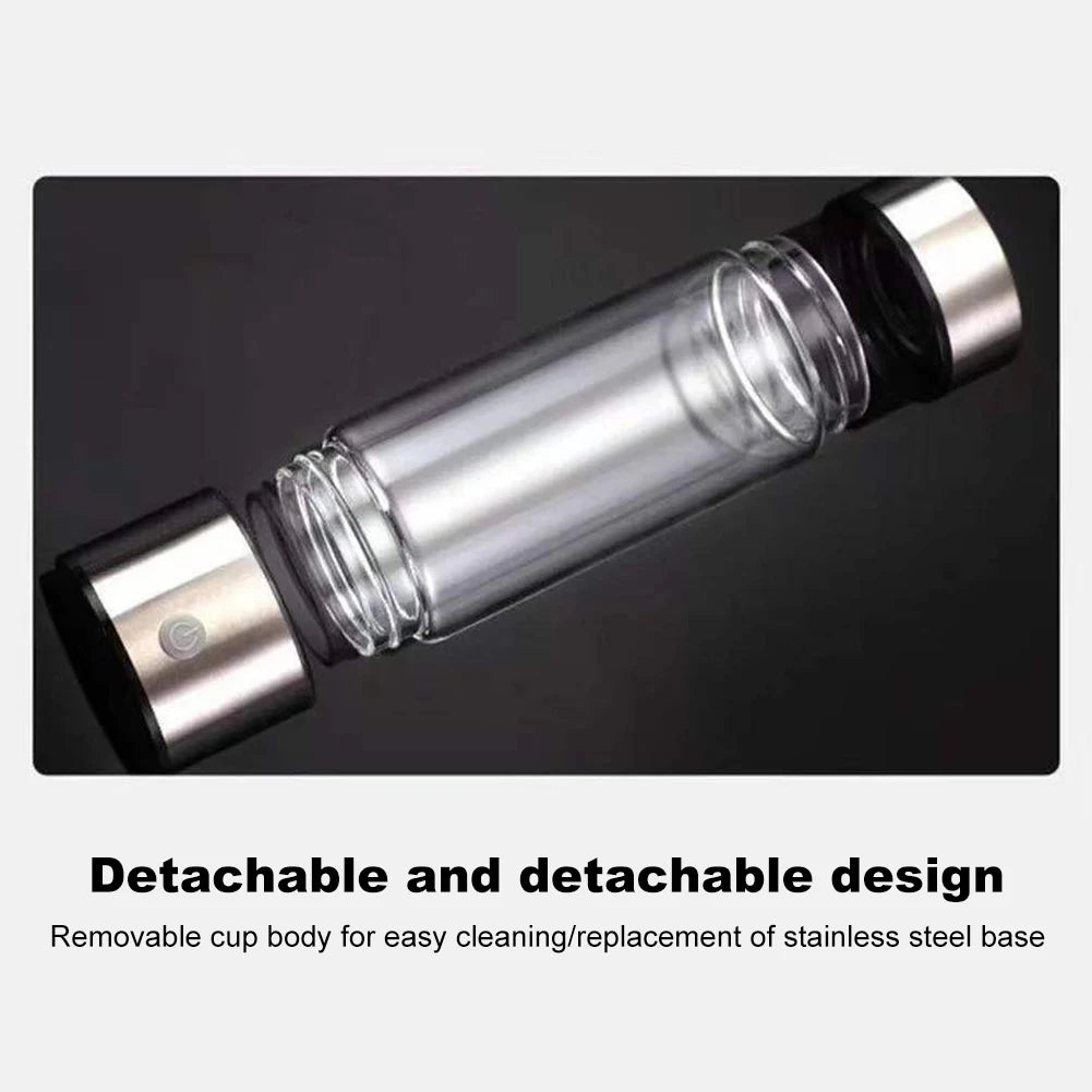 420ml Hydrogen Water Bottle Electric Hydrogen Rich Water Generator Bottle Sports Water Bottle for Outdoor Sports
