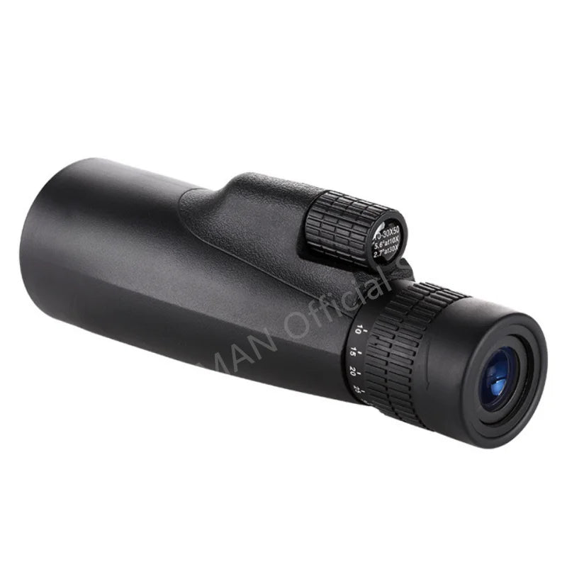 10-30x50 Zoom Monocular BKA4 Long-range Sight Powerful Telescope Glasses for Hunting Camping and Tourism