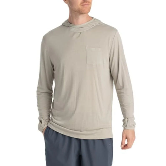 Men's Lightweight Hoodie - UPF 20+ Sun Protection Hoodie for Men - Breathable Long Sleeve Sun Shirt for Fishing