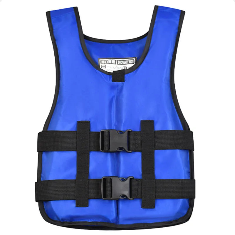 Adjustable Life Jacket for Adults Multi-color Buoyancy Vest for Fishing Boating Swimming Water Sports