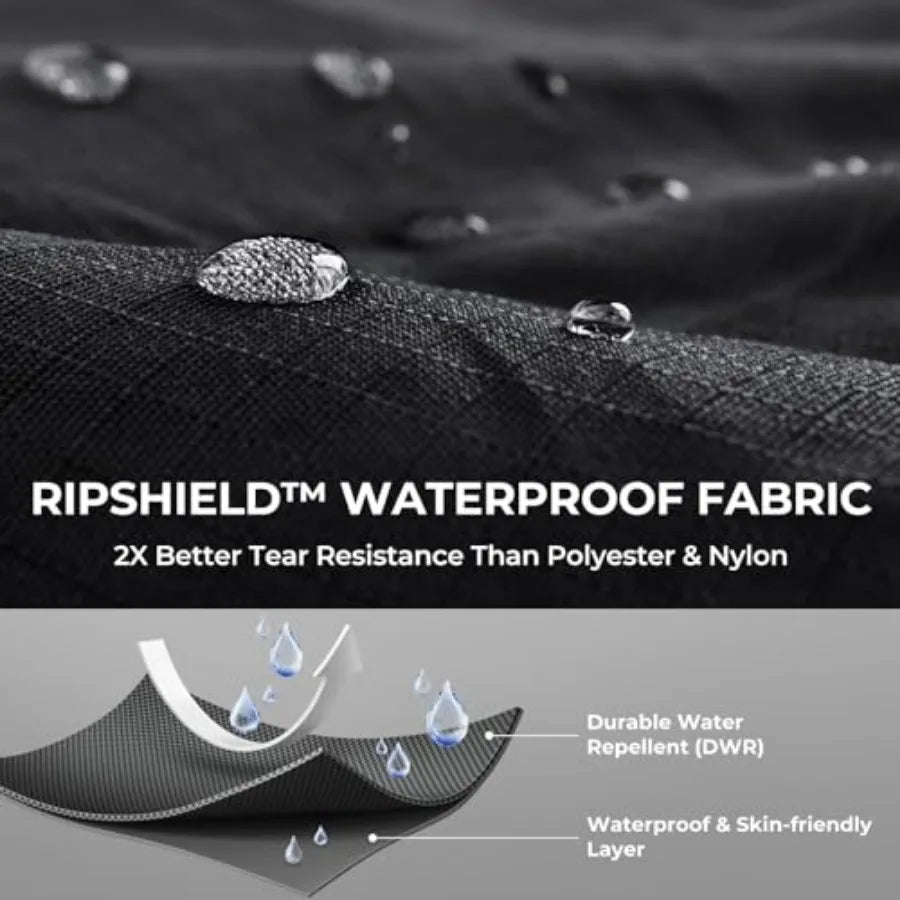 WaveWalker Waist Waders for Men, 0% Waterproof RipShield Fabric, Slip-Resistant Boots, Moisture-Wicking Insoles