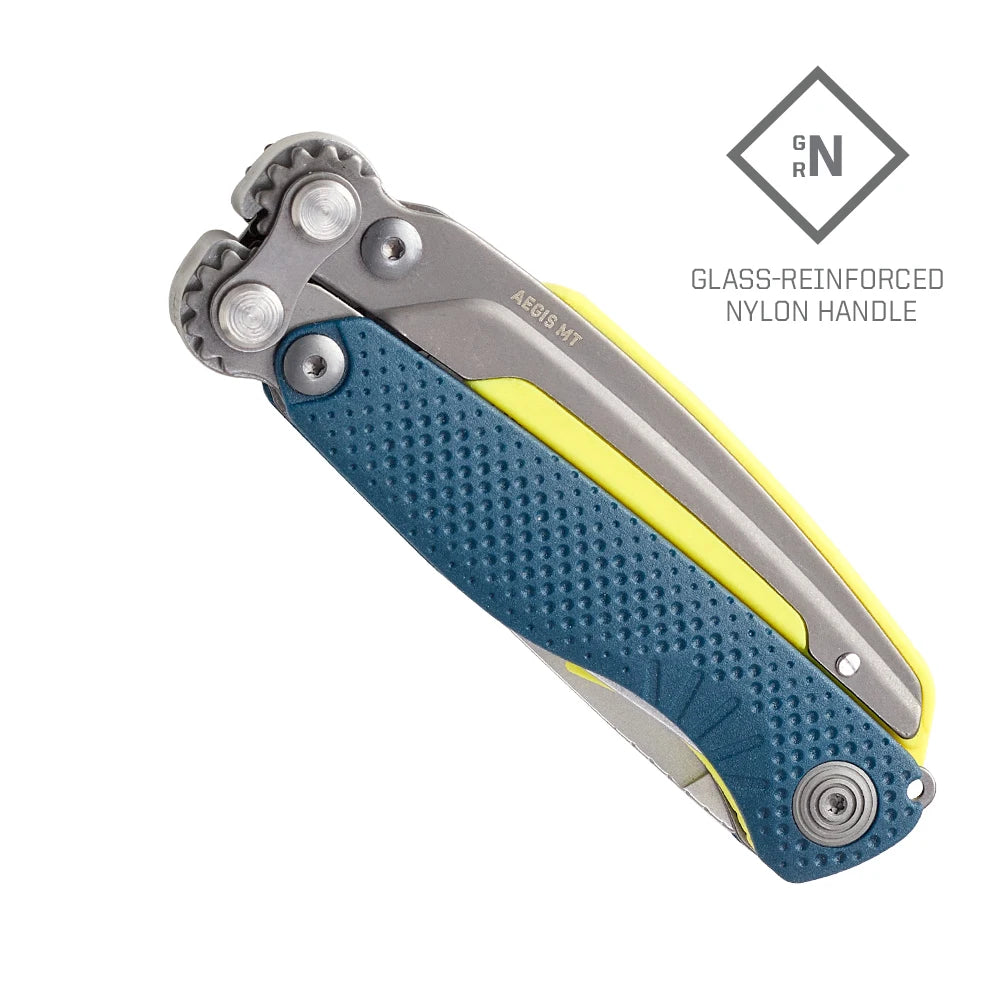 SOG 5 in 1 Aegis MT Mini Portable Multitool Pliers With Precision Cutting Pliers Soft Wire Cutter Tweezers Bottle Opener Ultralight EDC Pocket Gear For Daily Carry Camping Hunting Fishing Emergency Survival Outdoor Utility Mu