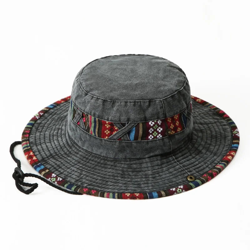 2026 Fashion Summer Bucket Hat Outdoor Camping Cap Hiking Fishing Hats Fishing Accessories Bike Accessories Cowboy Hats Sun Caps