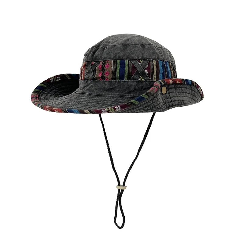 2026 Fashion Summer Bucket Hat Outdoor Camping Cap Hiking Fishing Hats Fishing Accessories Bike Accessories Cowboy Hats Sun Caps