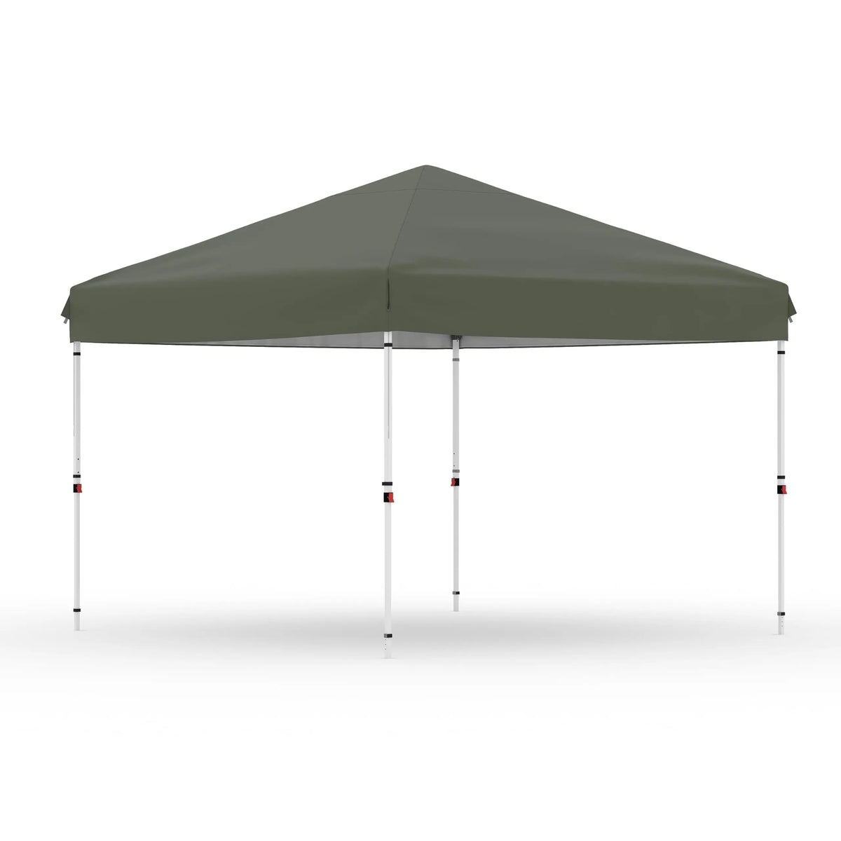 10x10 Ft Pop Up Canopy Tent, 3 Adjustable Heights Waterproof Instant Shelter with Wheeled Carry Bag for Patio Beach Garden Party