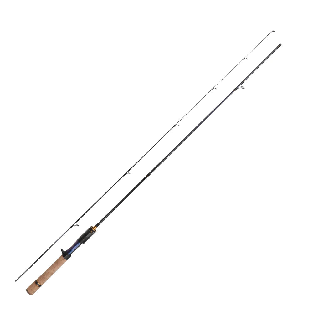 ROLLFISH UL Trout Fishing Rod Carbon Fiber Spinning Casting Super Soft Freshwater Fishing Rod 1.68-1.98m  Fast Action