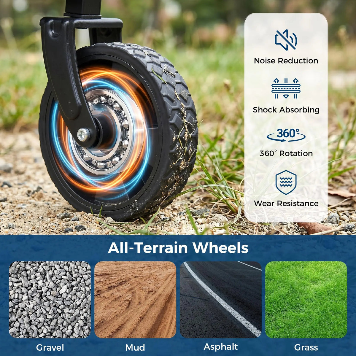 Collapsible Wagon with Wheels, 220 lbs Wagons Carts Foldable Wagon Cart with Flexible Handle, Lightweight Portable Folding Utility Grocery Shopping Cart for Grocery Sports Garden Camping