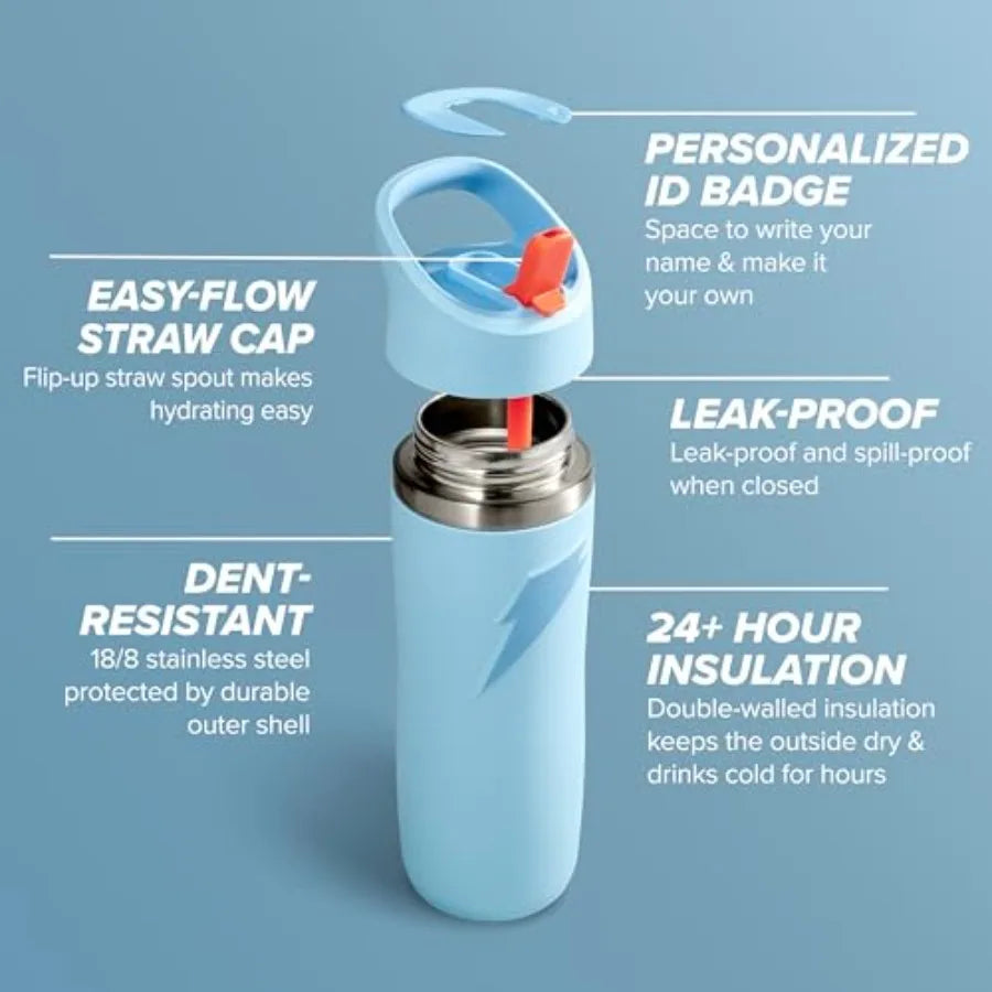 Overtime' Stainless Steel Water Bottle